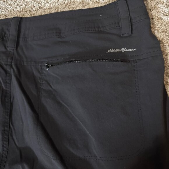 Eddie Bauer Women’s Size 14 Black Nylon Stretch Hiking Pants Outdoor - Picture 10 of 14